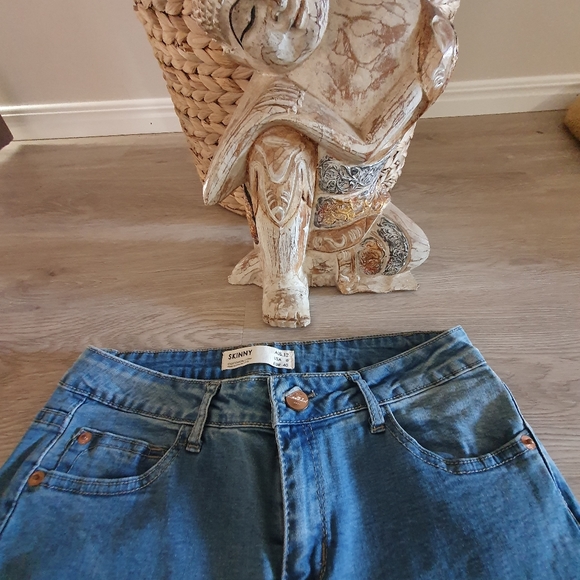 Jeans faded blue straight leg - Picture 5 of 5